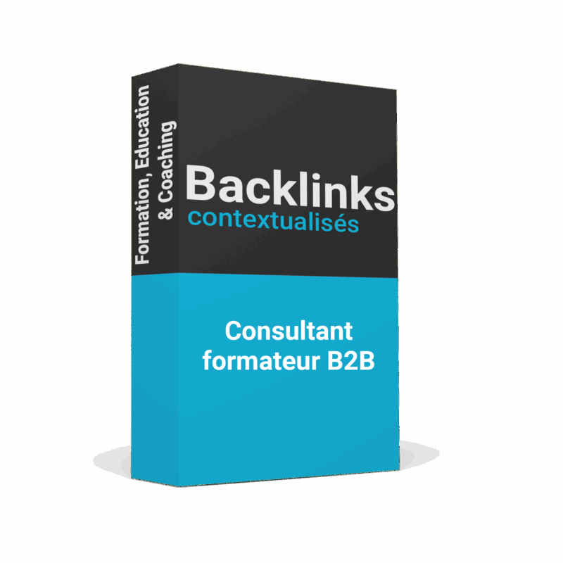 Backlinks consultant formateur B2B