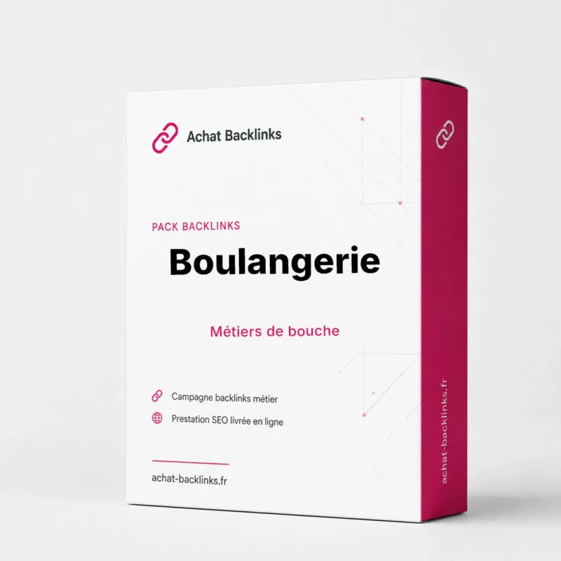 Pack backlinks boulangerie - campagne netlinking métier