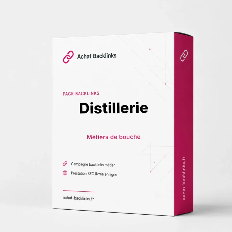 Pack backlinks distillerie - campagne netlinking métier