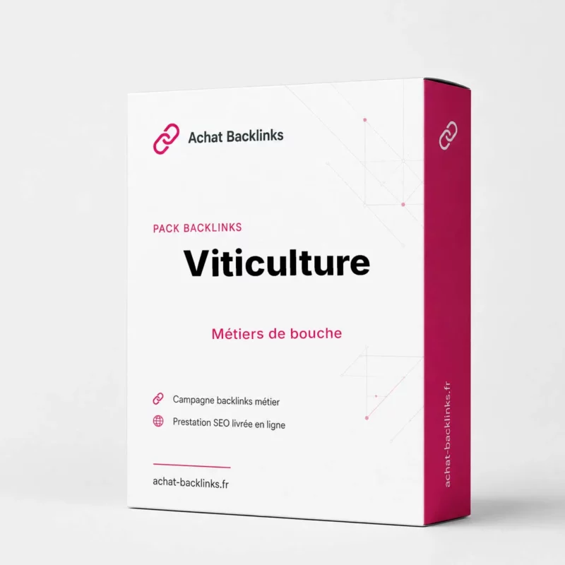 Pack backlinks viticulture - campagne netlinking métier